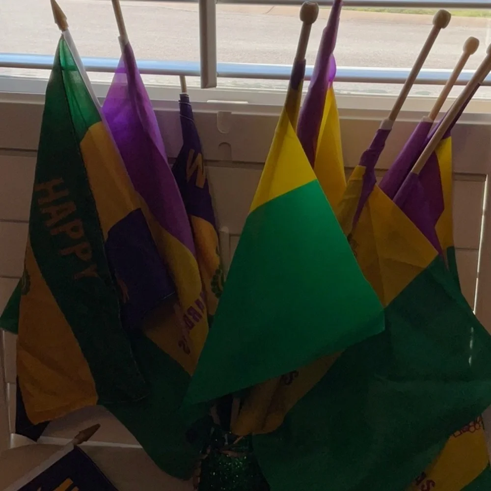 Mardi Gras Flags